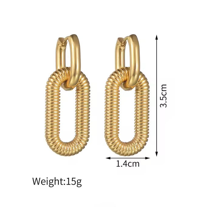 Sienna ~ Double hoop earrings image 7