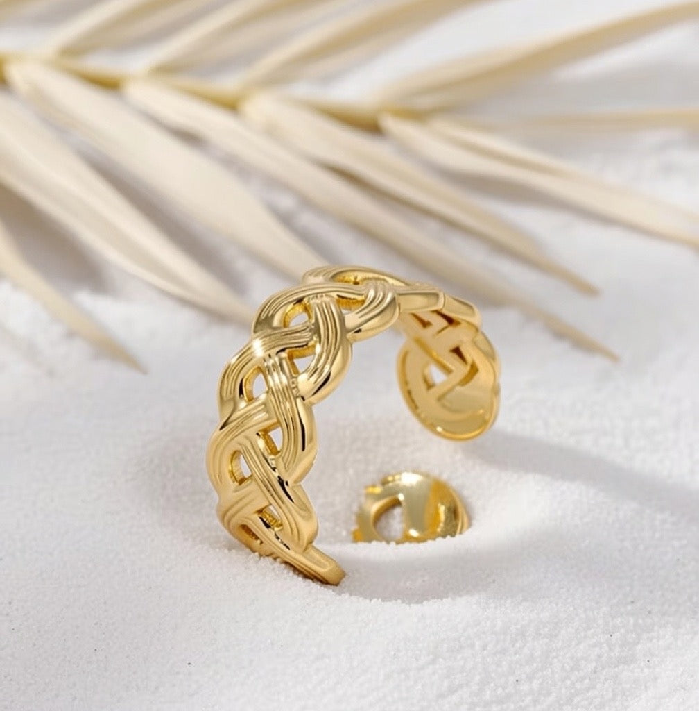 Scarlett ~ Braided ring image 3
