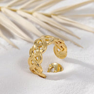 Scarlett ~ Braided ring image 3