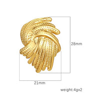 Sofia ~ Gold Earrings image 4
