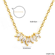 Daphne ~ CZ necklace image 7