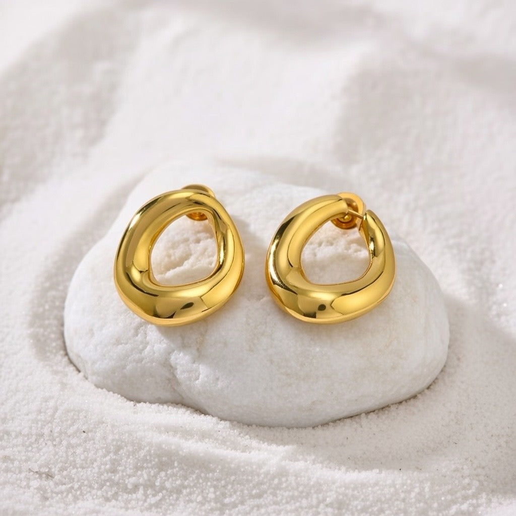 Cindy ~ circle earrings image 5