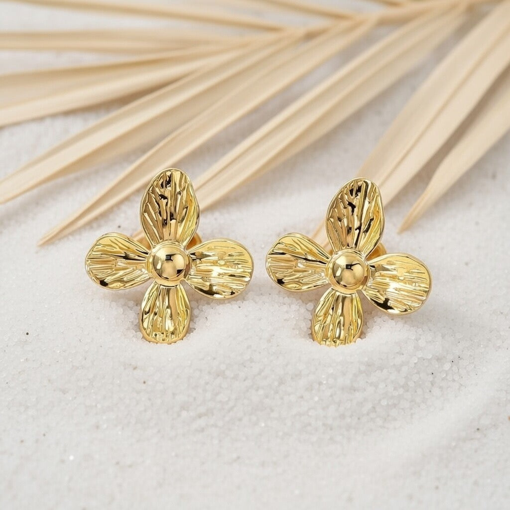 Nala ~ Flower petal  earrings image 2