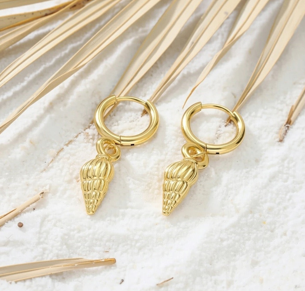 Sandy ~ huggie earrings image 2