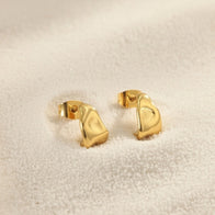 Brielle ~ Gold dainty earrings image 2