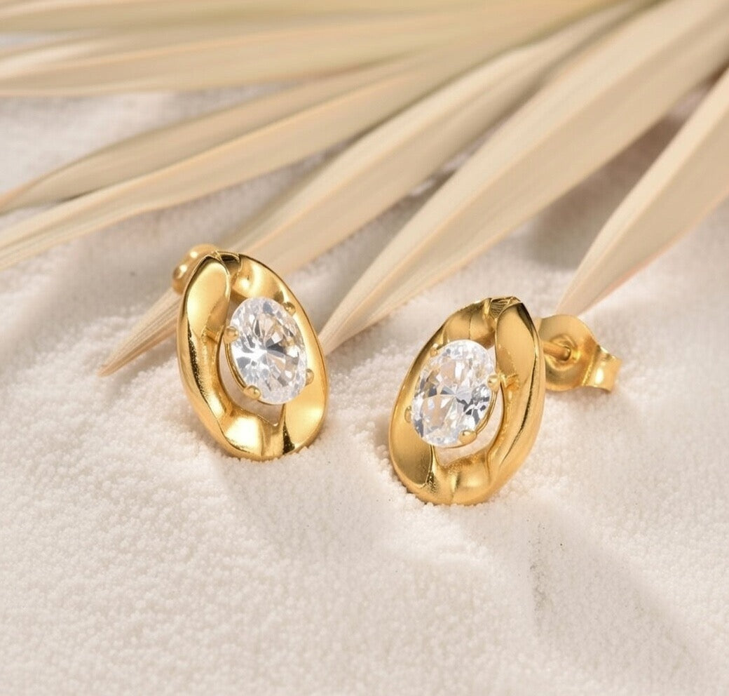 Willow ~ CZ earrings image 2
