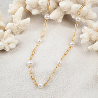 Valli ~ Freshwater pearl necklace image 1