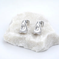 Brielle ~ Silver dainty earrings image 4