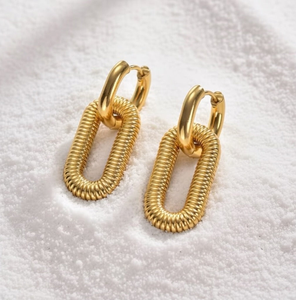 Sienna ~ Double hoop earrings image 6