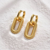 Sienna ~ Double hoop earrings image 6