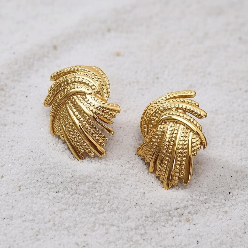 Sofia ~ Gold Earrings image 2