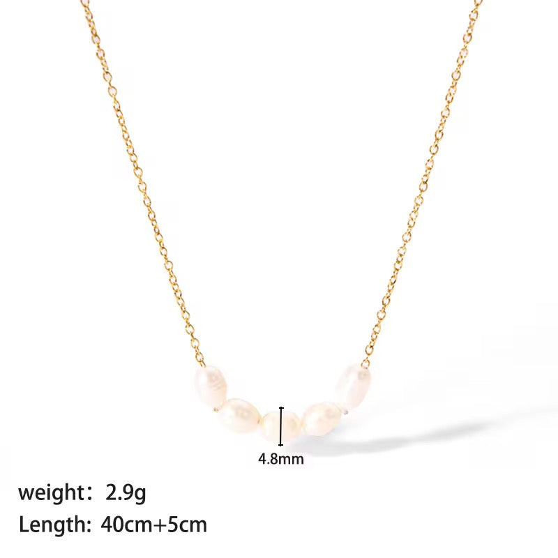 Mia ~ Dainty Freshwater Pearl Necklace image 9