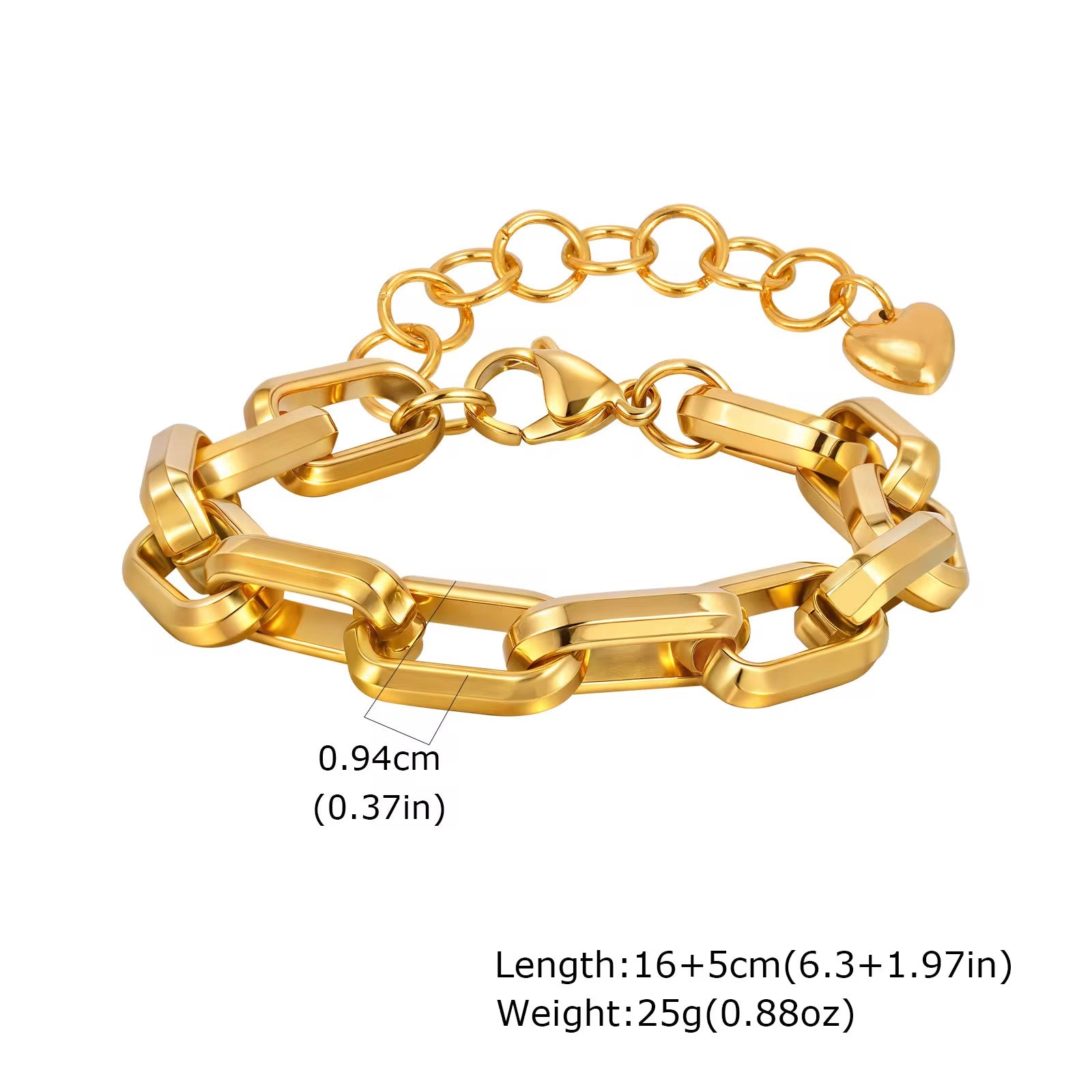 Stacey ~  Square link bracelet image 4