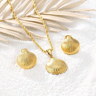 Santorini ~ Seashell earrings image 4