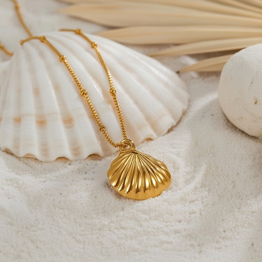 Lucia ~ Large shell necklace image 2
