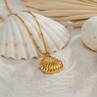 Lucia ~ Large shell necklace image 2
