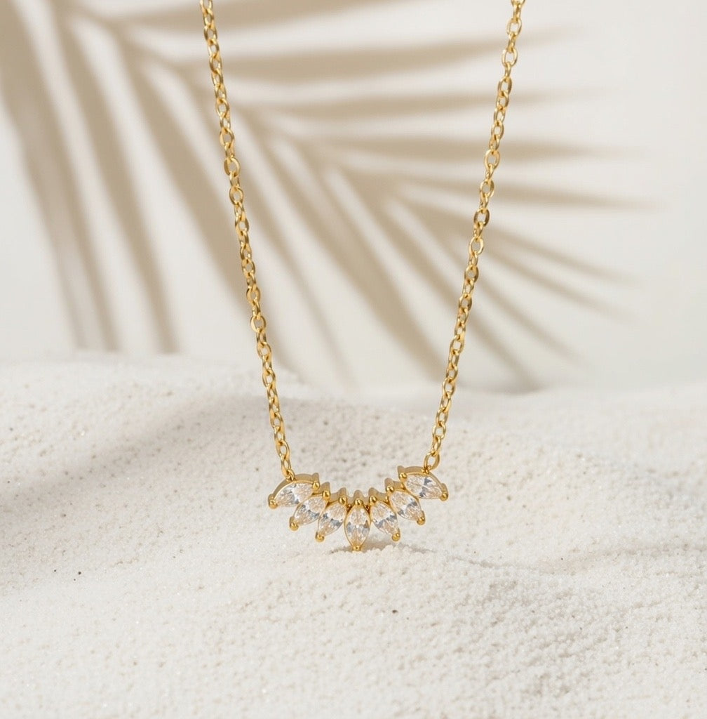 Daphne ~ CZ necklace image 0