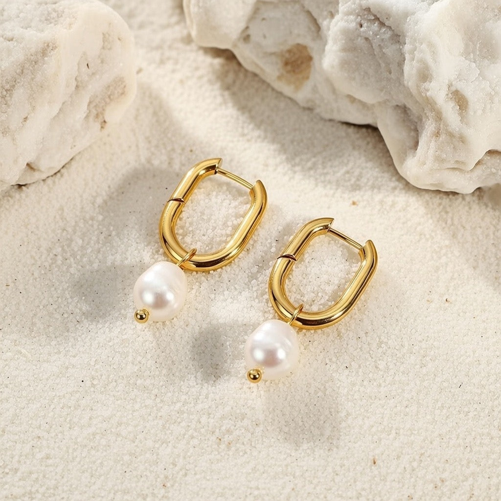 Winnie ~ Freshwater pearl earrings image 3