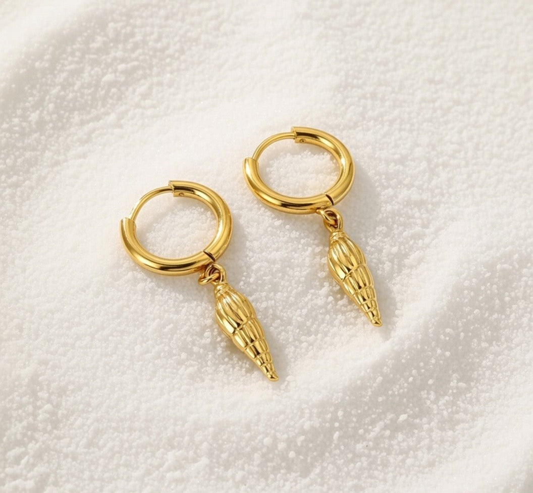Sandy ~ huggie earrings image 3
