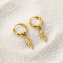 Sandy ~ huggie earrings image 3