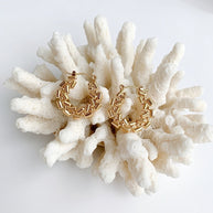 Bridie ~ Gold Hoops image 2