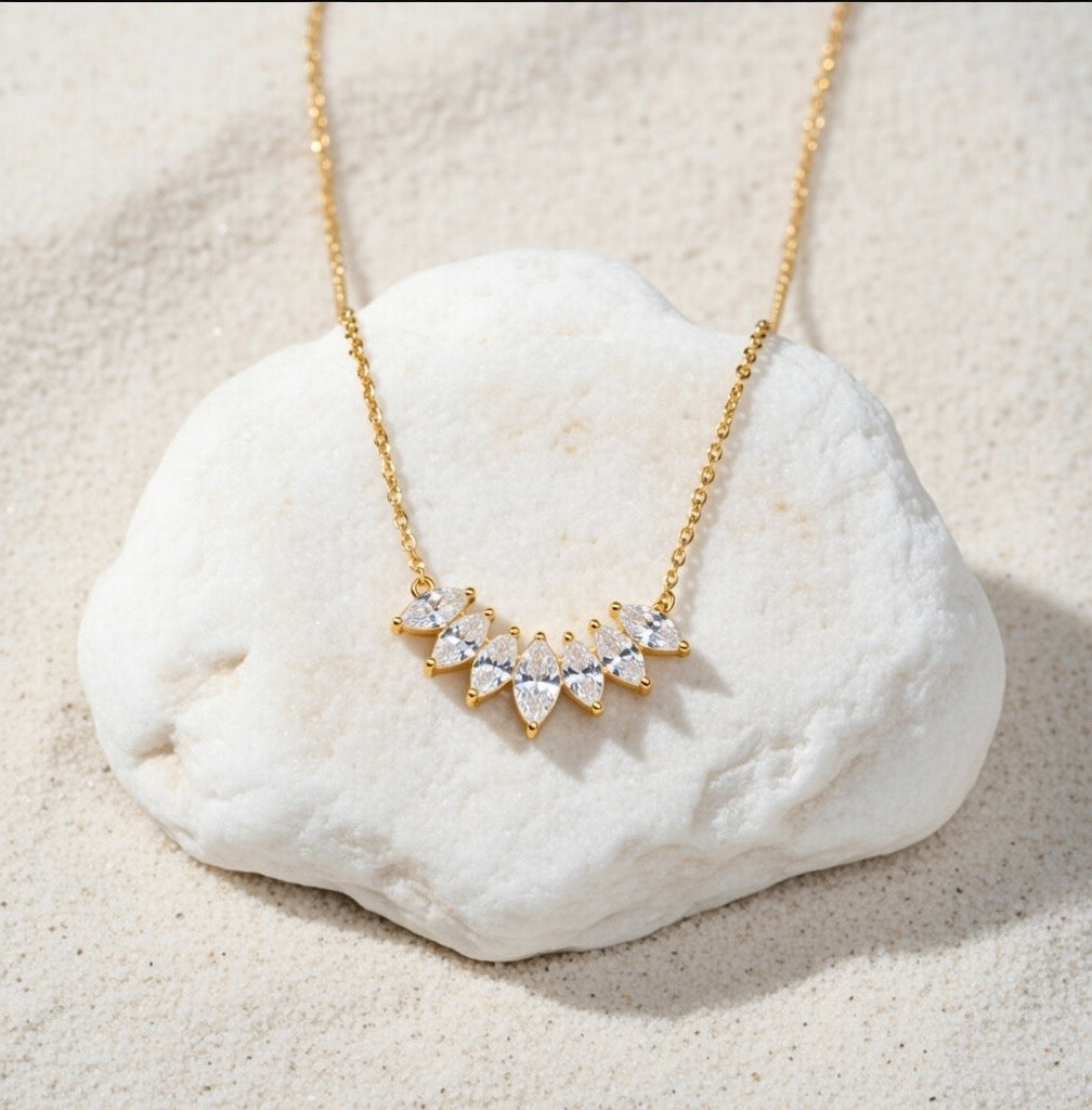 Daphne ~ CZ necklace image 2