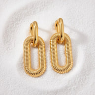 Sienna ~ Double hoop earrings image 1