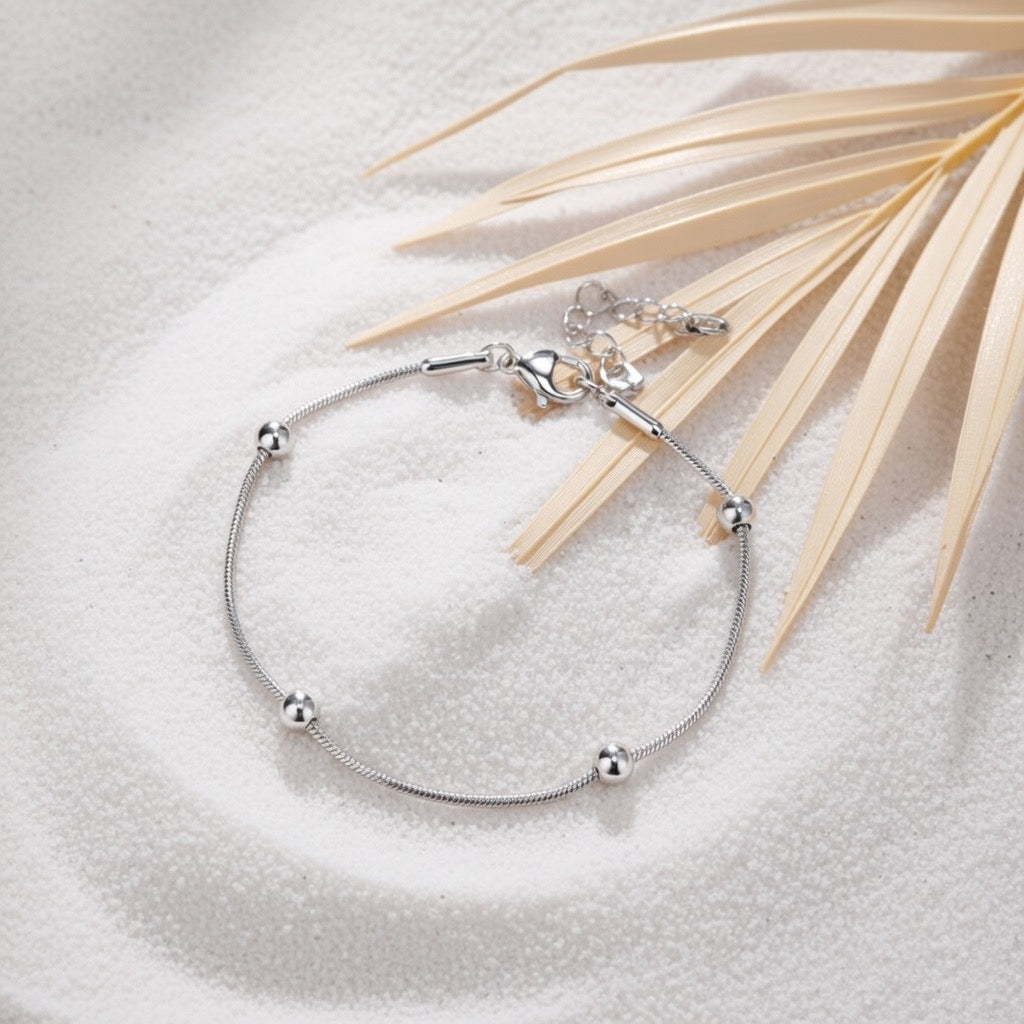 Lara ~ Silverball bracelet image 2