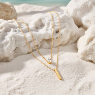 Amara ~ double chain necklace image 5