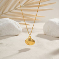 Lucia ~ Large shell necklace image 4