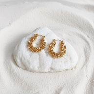 Bridie ~ Gold Hoops image 4
