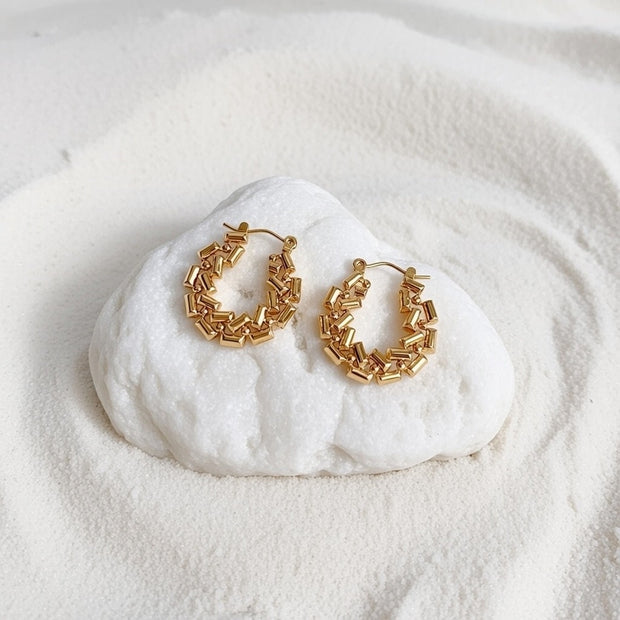 Bridie ~ Gold Hoops image 4