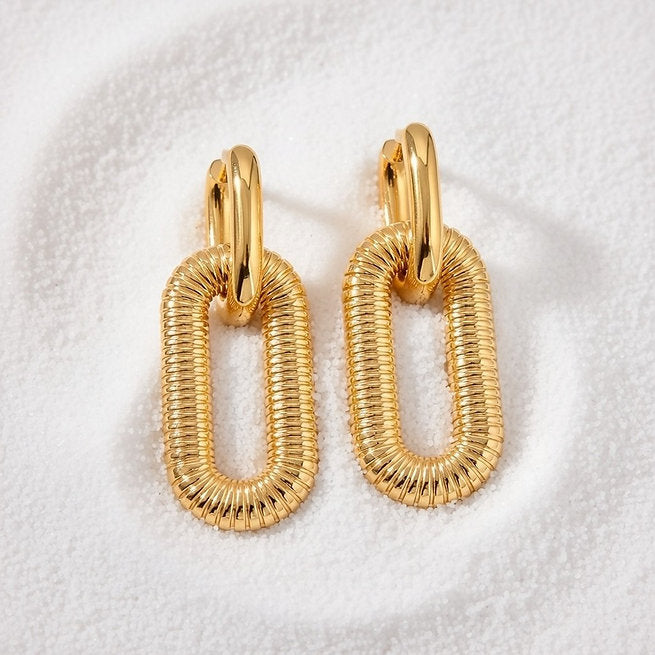 1 Sienna ~ Double hoop earrings