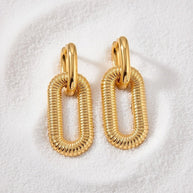 1 Sienna ~ Double hoop earrings