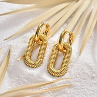 1 Sienna ~ Double hoop earrings