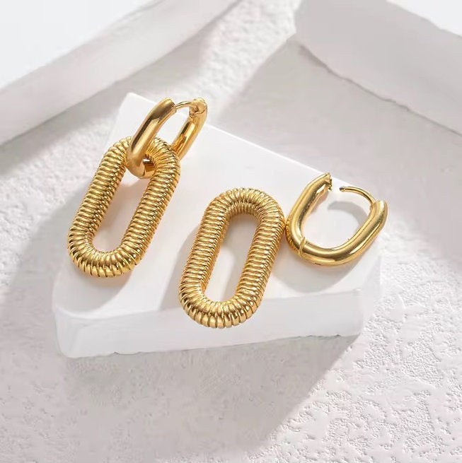 1 Sienna ~ Double hoop earrings