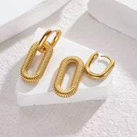 1 Sienna ~ Double hoop earrings