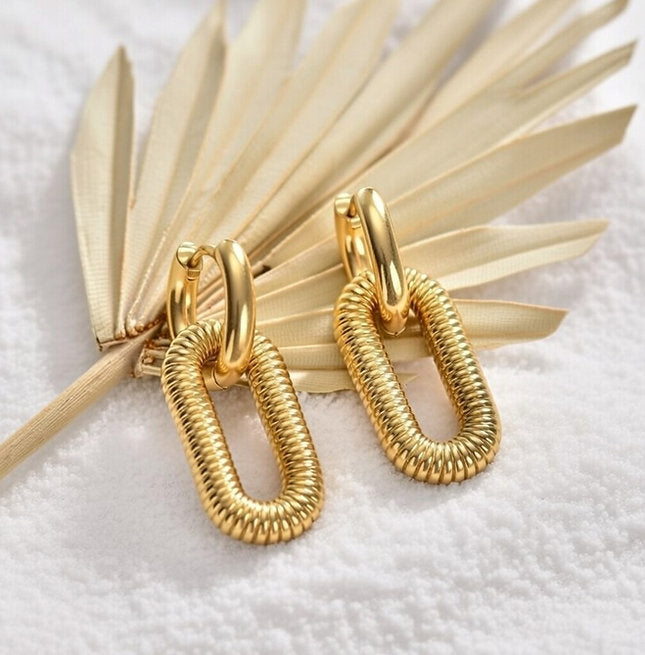 1 Sienna ~ Double hoop earrings