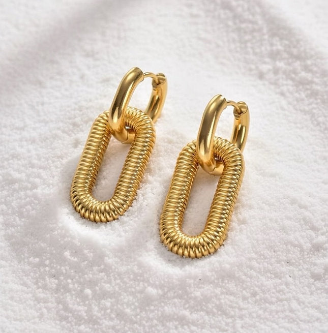 1 Sienna ~ Double hoop earrings