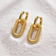1 Sienna ~ Double hoop earrings