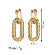 1 Sienna ~ Double hoop earrings